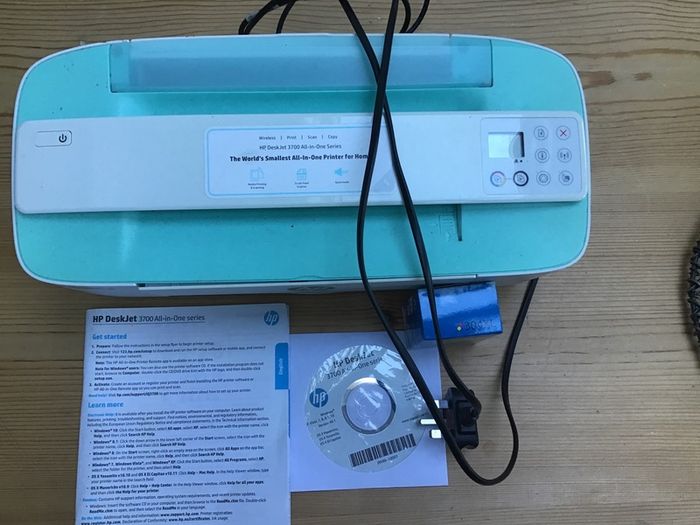 HP Deskjet 3700 All in one small printer