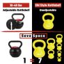 Adjustable Kettlebell 5-18kg Image 7
