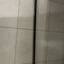 Black curtain pole extends to 7ft Image 2