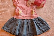 BNWT dress and tights 6-9M