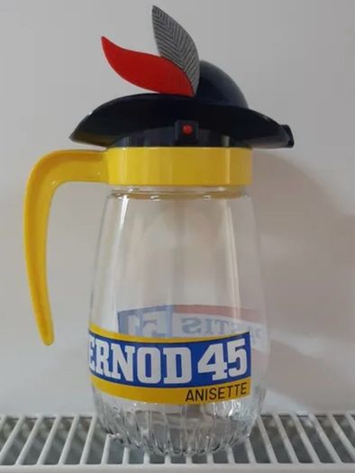 Vintage PERNOD Pastis glass pitcher jug c1951