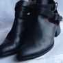 PRICE DROP, Fabulous "Jeffrey Campbell, Cut Out black leather ankle boots in perfect condition, Size 41/7 Image 10