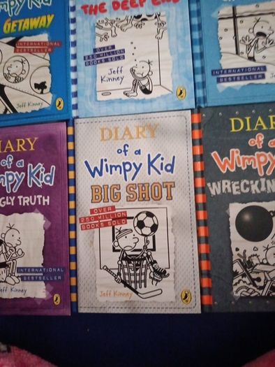 diary of a wimpy kid books