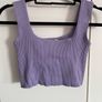 Purple crop top Image 4
