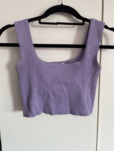 Purple crop top