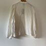 Vero Moda white long sleep top size 18 - new Image 5