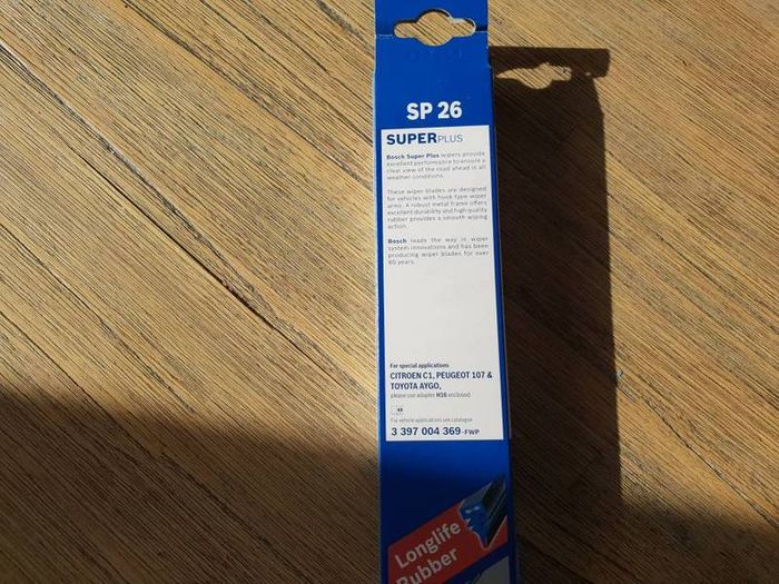SP26 Driver side wiper blade