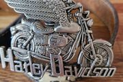 Vintage  Harley Davidson  belt and buckle