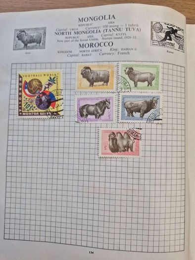 Stamps of the world stanley gibbson album