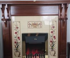 fireplace/electric fire