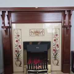 fireplace/electric fire