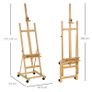 Adjustable Artist Easel With 4 Wheels Image 6