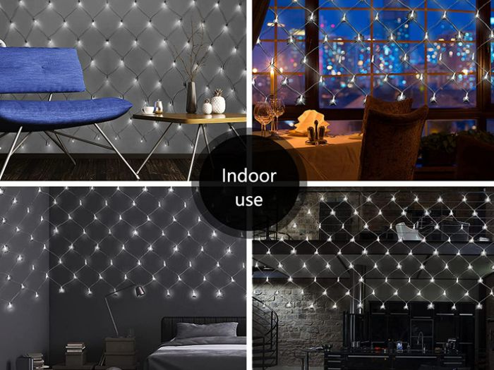 2Mx2M Net Fairy Lights Christmas Window Light