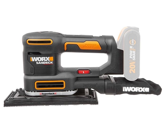WORX WX820.9 SANDECK 18V (20V Max) Cordless Multi Sander - (Tool only - Battery & Charger Sold Separately)