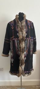 Antik Batik boho coat - sz 12/14