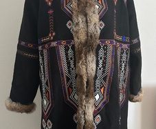 Antik Batik boho coat - sz 12/14