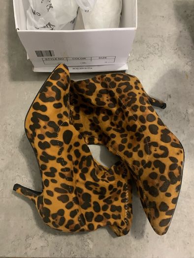 leopard print boots