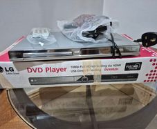 Philips Silver DVD Player Fully Working with Remote, Cables & Box