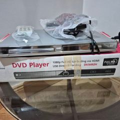 Philips Silver DVD Player Fully Working with Remote, Cables & Box