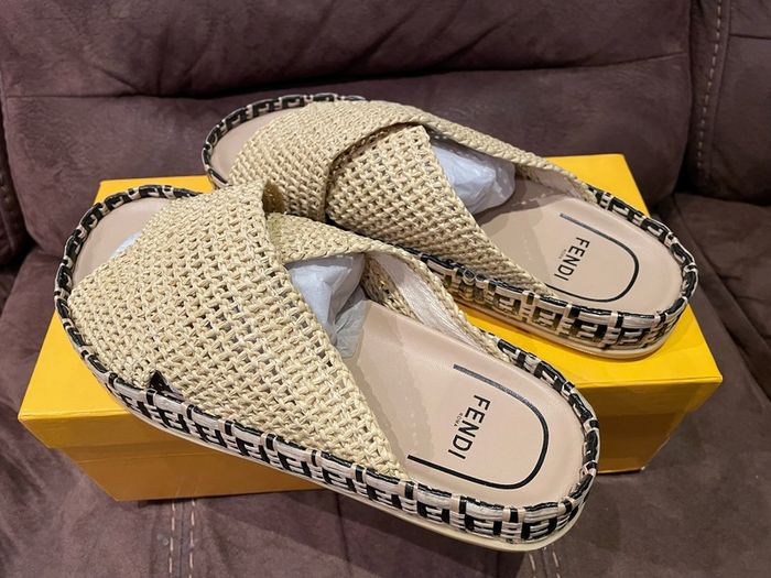 Fendi Sandals Nero+multicolor