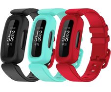 Straps Compatible with Fitbit Ace 3 for Kids, Soft Silicone Waterproof Bracelet Accessories Sports Watch Strap Replacement for Fitbit Inspire 2/Ace 3