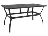Garden Table Anthracite 140x80x72 cm Steel