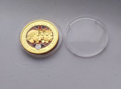 Queen Elizabeth II , " Long To Reign Over Us " 2015 Limited Edition Golden Crown