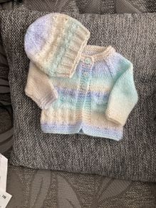 hand knit cardigan NB