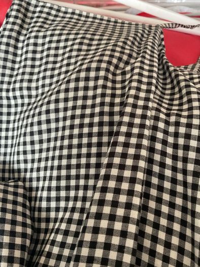 top Bnwt size 12 black & white gingham top primark