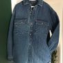Oversized Denim Jacket Shirt Levi's Insulated Like New Image 5