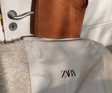 Beautiful suede handbag