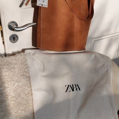 Beautiful suede handbag