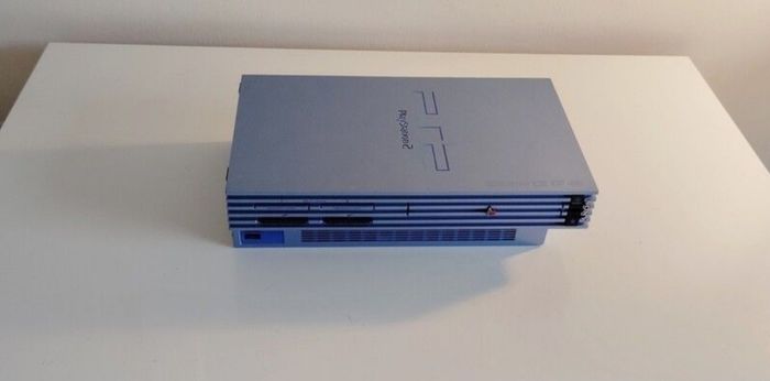 Ps2 Playstation 2 Limited edition Aqua Refurbished Original black controller