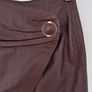 Karen Millen natural leather midi skirt Image 2