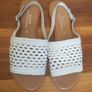 Flat leather sandals, size 9/43 Image 3