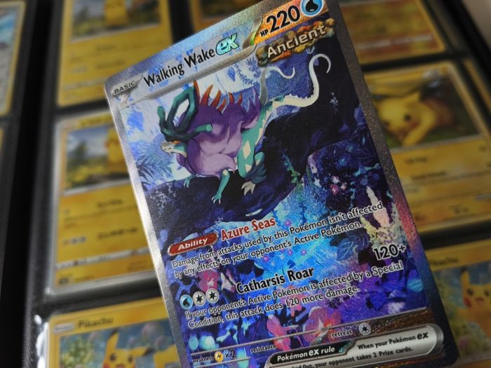Walking Wake EX ! Special Illustration Rare ! from Temporal Forces Set ! 2024 ! Pokemon Card !