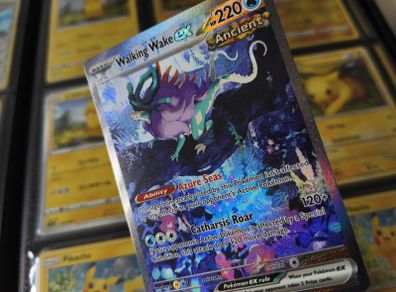 Walking Wake EX ! Special Illustration Rare ! from Temporal Forces Set ! 2024 ! Pokemon Card !