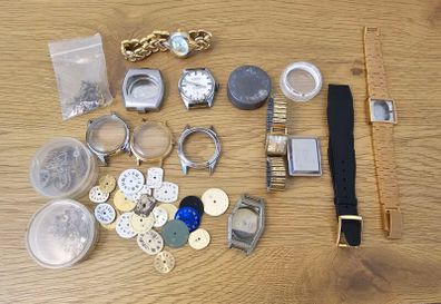 Vintage Watchmaker Parts lot for Repurpos