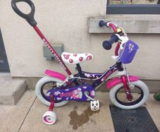 Kids bubble bike size 12 inch wheels