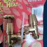 Solid brass radiator valves X5 Image 2