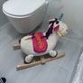 B toy-toddler 18 months+ wooden rocking  unicorn Image 2