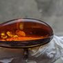Amber Sterling Ring. Image 9