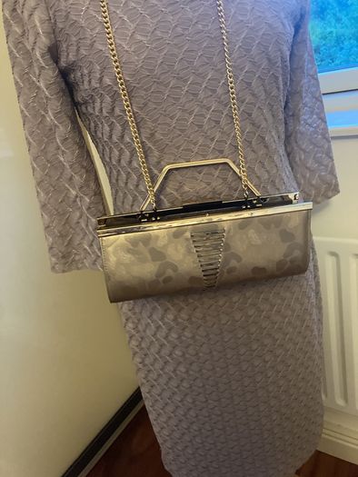 Reiss Mushroom Colour Tatiana Dress - Size 12