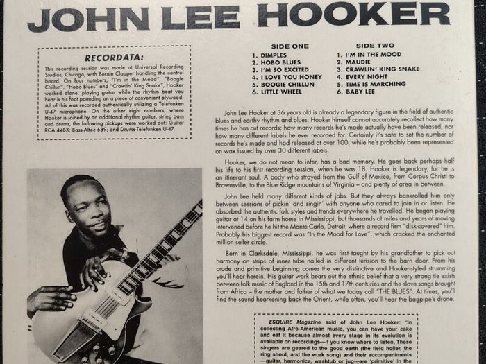 John Lee Hooker - I'm John Lee Hooker Remastered Reissue Digipak Delta Blues EX+