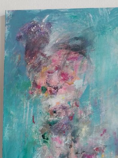 Original Abstract Painting Dublin Floral Painting