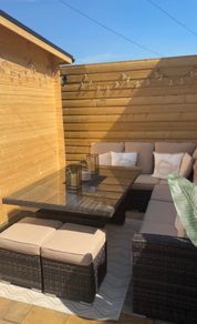 garden rattan cube