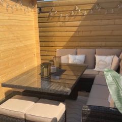 garden rattan cube
