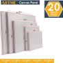 20pcs Canvas Panels (15x20-4pk, 24x30-4pk, 30x40-4pk, 20x20-4pk, 30x30-4pk) 3mm Blank Artist Canvas Board / 280GSM/ 100% Cotton/Triple Primed/Acid Free/Medium Grain- Acrylic And Oil Painting (FREE POSTAGE) Image 4