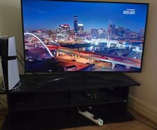 50inch LG smart TV with stand and 1 more year of extended warranty