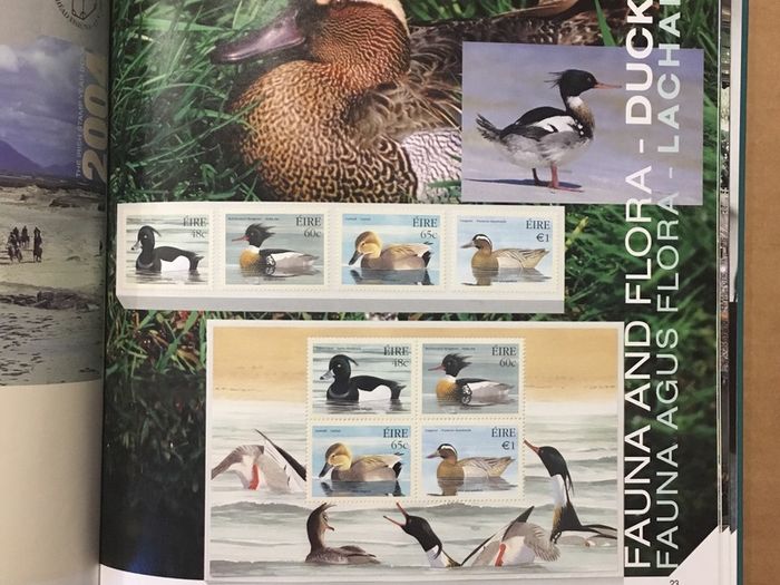 2004 Ireland The Irish Stamp Hardback Year Book with all Commemorative stamps issued in 2004